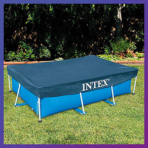 Тент для прямокутного каркасного басейну 300x200 см Intex 28038