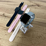 Смарт годинник Фітнес-браслет-трекер Apl Watch Series 6 M26 PLUS пульсометром тонометром сірий + Подарунок, фото 2