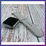 Смарт годинник Фітнес-браслет-трекер Apl Watch Series 6 M26 PLUS пульсометром тонометром сірий + Подарунок, фото 5