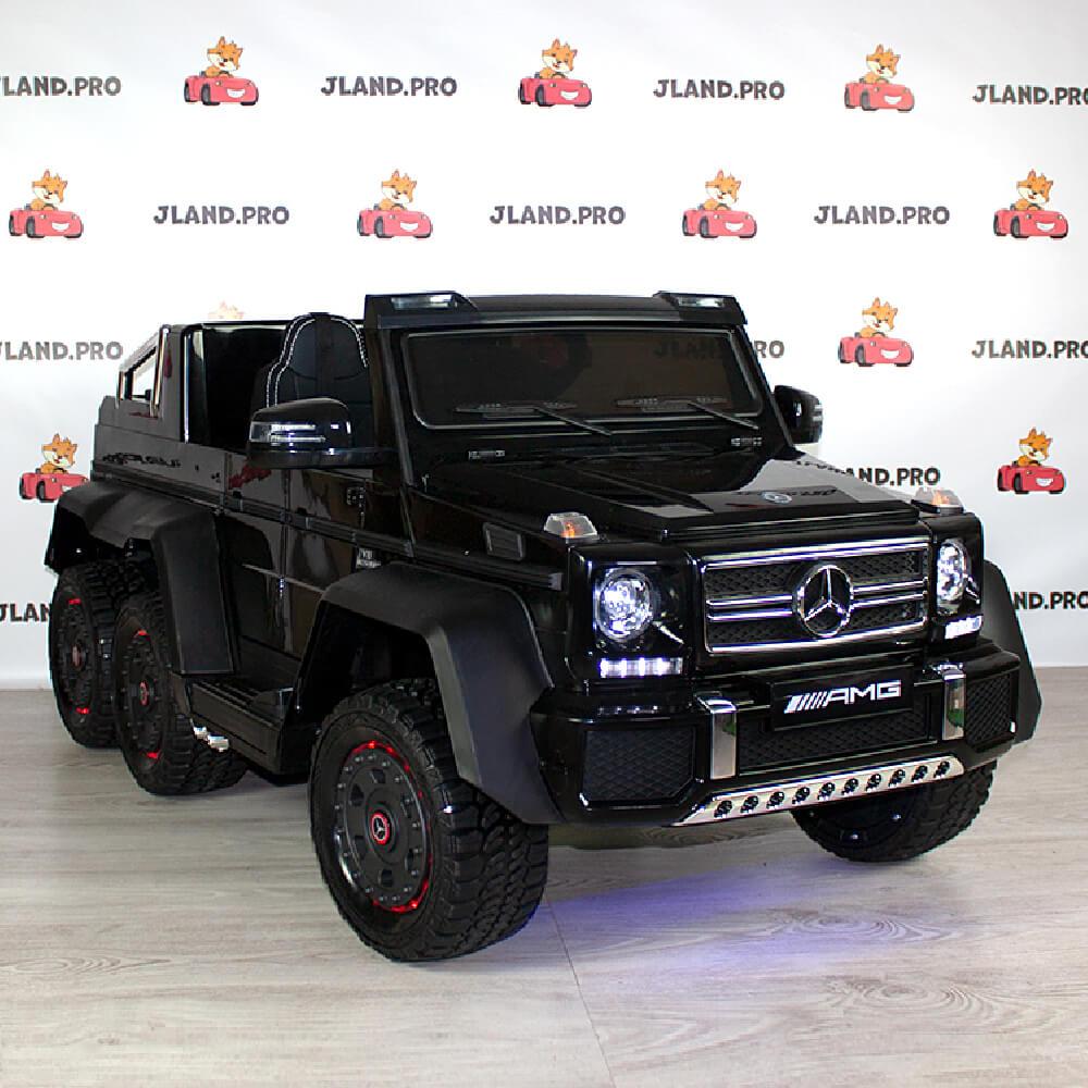 Дитячий електромобіль на акумуляторі Mercedes ABL-1801 з пультом радіокерування для дітей 3-8 років чорний