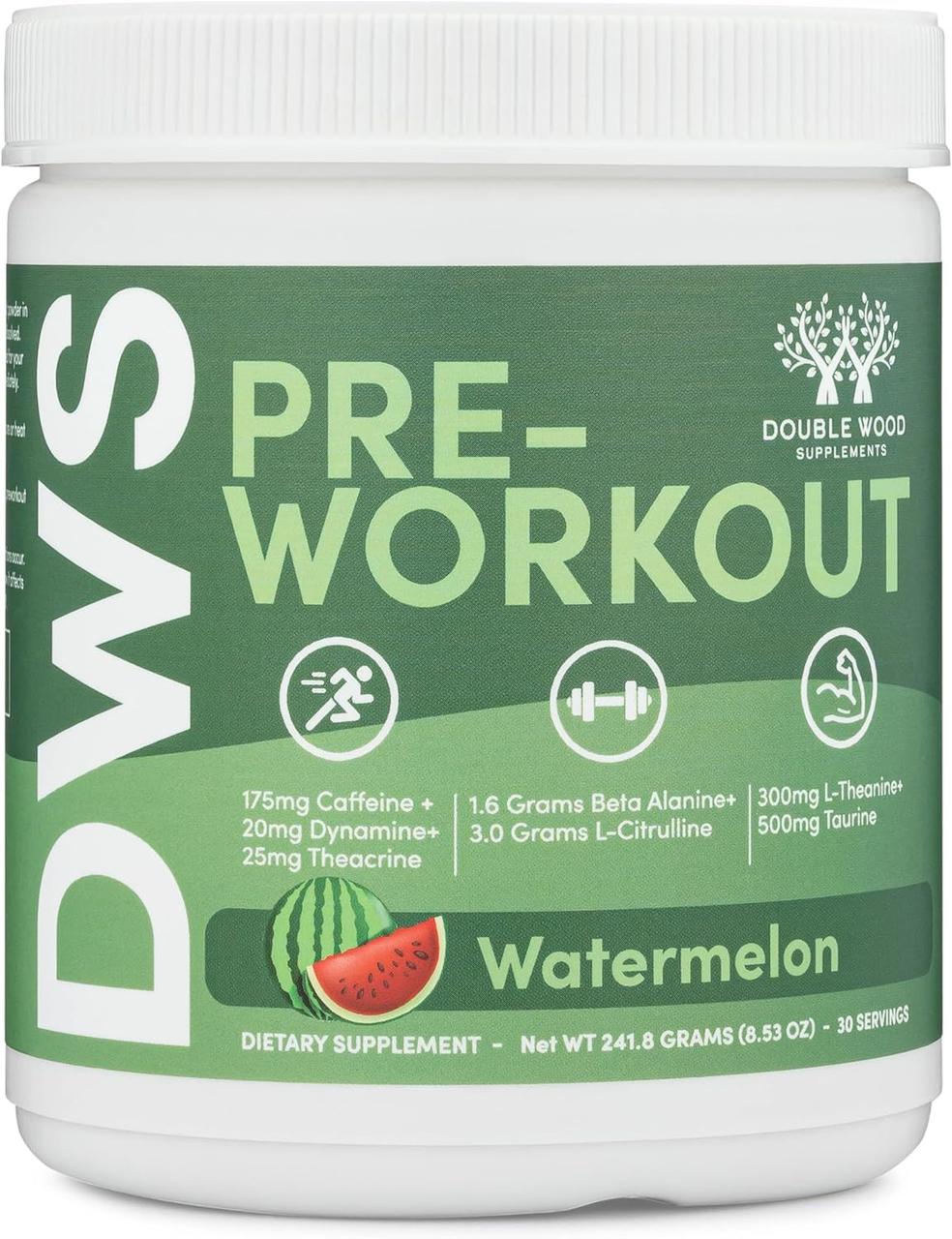 Double Wood Pre-Workout / Передтренувальний комплекс зі смаком кавуна 241,8 г