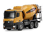 Дитяча машинка на радіокеруванні Бетонозмішувач Huina toys 1574 10 функцій 1:14. Металева, фото 3