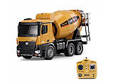 Дитяча машинка на радіокеруванні Бетонозмішувач Huina toys 1574 10 функцій 1:14. Металева, фото 6