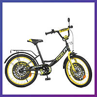Велосипед дитячий двоколісний Profi Y2043-1 20" зріст 130-150 см вік 7 до 11 років жовтий