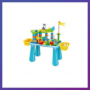 Дитячий стіл конструктор 222-B72 столик дитячий з конструктором 100 деталей