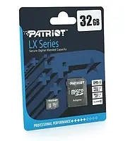 Карта памяти Voltronic Patriot LX/M32 microSDHC Class 10 UHS-I