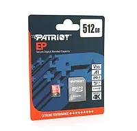 Карта памяти Voltronic Patriot LX/512 microSDHC Class 10UHS-I U3, V30