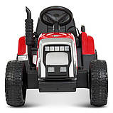 Дитячий електромобіль Трактор із причепом на радіокеруванні Bambi M 4479 червоний, фото 5
