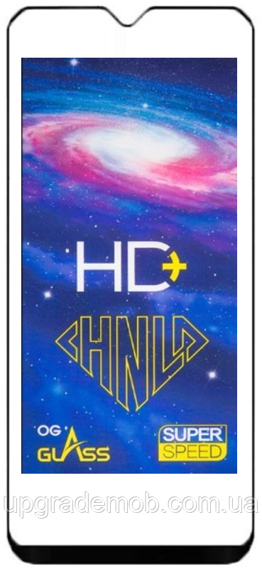 Захисне скло Tecno Spark 7P /Infinix Hot 10s / Hot 10T / Hot 11 Play з чорною рамкою OG HD+ Full-Screen Full