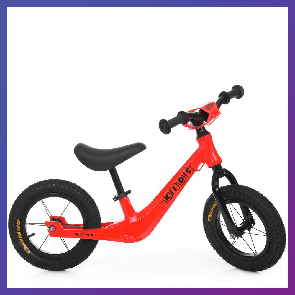 Дитячий біговел велобіг 12 дюймів на магнієвій рамі PROF1 KIDS SMG1208A червоний
