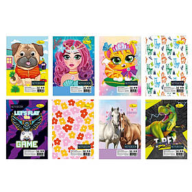 Блокнот дитячий А7 Апельсин АП-1714 на пружині 36 аркушів, асортимент, Toyman