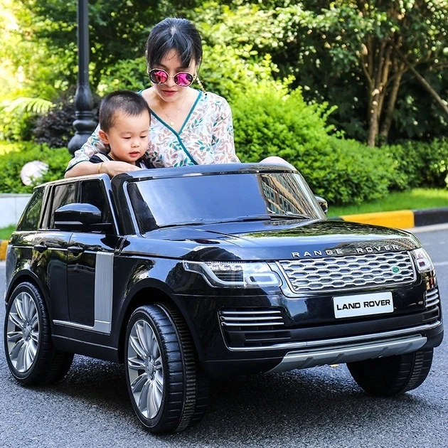 Дитячий електромобіль на акумуляторі Джип Range Rover M 4175 з пультом р/у для дітей 3-8 років чорний