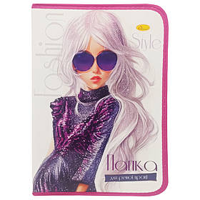 Папка для ручної праці на блискавці А4 "Fashion Style" Апельсин АП-1002-4 , Toyman