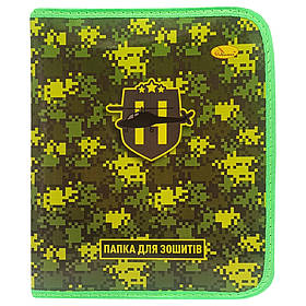 Папка для зошитів на блискавці "The Black Helicopter" Апельсин АП-1001-6, Toyman