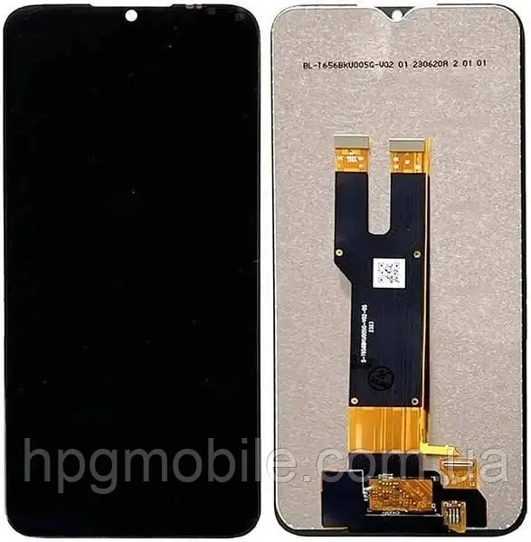 Дисплей для ZTE Blade A73 4G (7060)/Blade V50 Smart модуль (екран та сенсор) оригінал, Чорний, фото 1