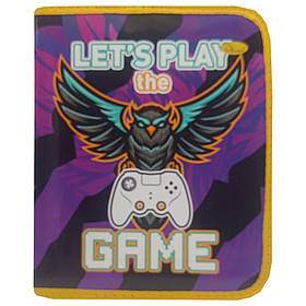 Папка для зошитів на блискавці "Lets play the GAME" Апельсин АП-1001-15, Toyman