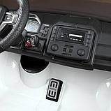 Дитячий електромобіль на акумуляторі Джип Ford M 4790 з пультом радіокерування для дітей 3-8 років білий, фото 9