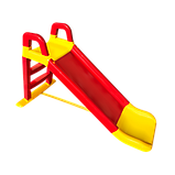 Дитяча пластикова гірка 140 см Doloni 0140/02 червоно-жовта + Подарунок, фото 2