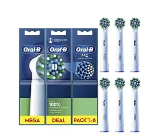Насадка для електричної зубної щітки Braun Oral-B Cross Action EB50RX 6 шт