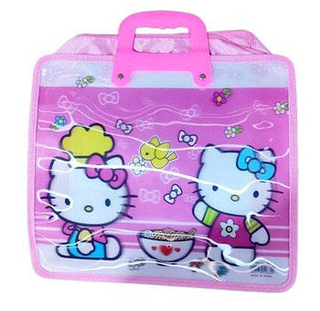 Сумка із пластиковими ручками 3D "DS"L дівчинки 5330-3D-G G-Rich