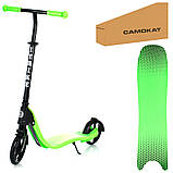 Самокат трюковий міський двоколісний для дорослих і дітей від 10 років ITRIKE SR 2-082-GR зелений, фото 2
