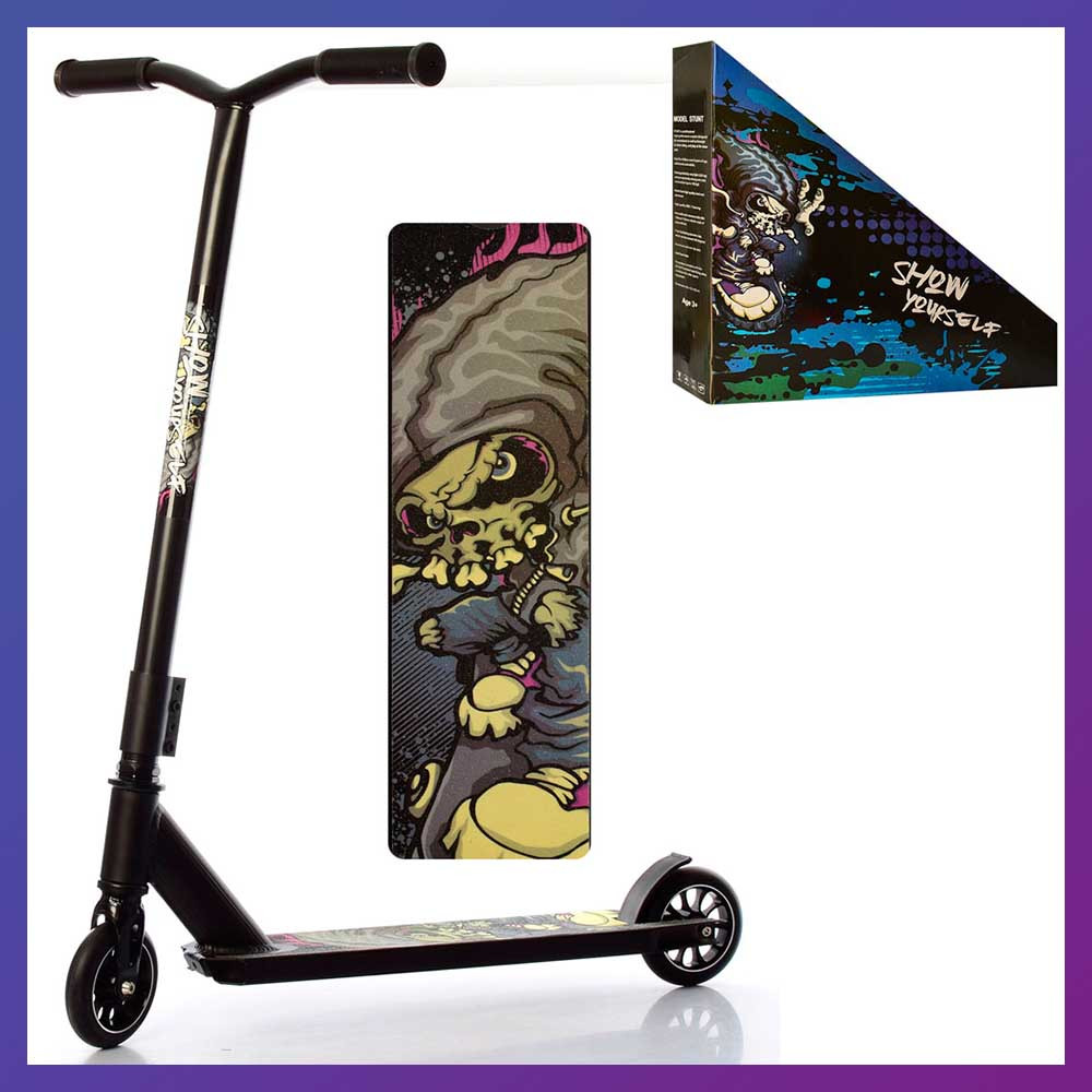 Самокат трюковий міський двоколісний для дітей від 10 років ITRIKE SR 2-071, фото 1