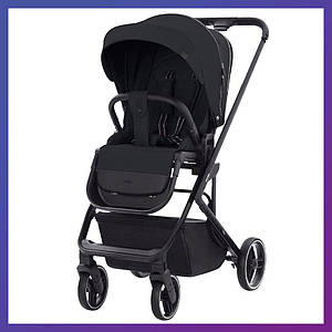 Дитяча прогулянкова коляска — книжка з регульованою спинкою CARRELLO Alfa CRL-5508 BF Midnight Black чорна