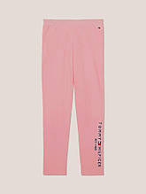 Дитячі легінси Tommy Hilfiger з вишитим логотипом 1159808361 (Рожевий, 6-9M)