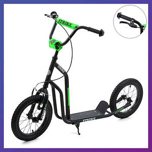 Самокат міський двоколісний для дорослих і дітей від 8 років SR 2-044-1-B чорний