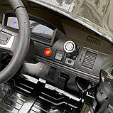 Дитячий електромобіль Джип Toyota  Land Cruiser  JJ2022 з пультом радіокерування для дітей 3-8 років чорний, фото 5