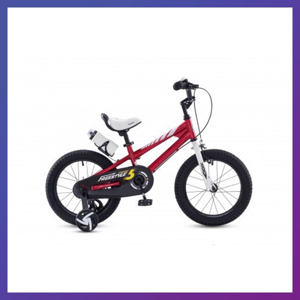 Велосипед дитячий двоколісний на сталевій рамі RoyalBaby Freestyle 16" зріст 100-120 см 4-7 років червоний, фото 1