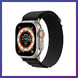 Смарт годинник Фітнес браслет треккер Smart Watch N8 Ultra пульсометром тонометром чорний + Подарунок, фото 3