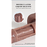 Фалоїмітатор на присоску ALFA Francisco (Liquid Silicone), фото 7