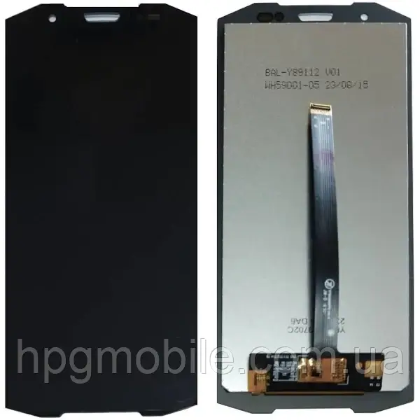Дисплей для Doogee S70/S70 Lite модуль (екран та сенсор) оригінал, Чорний, фото 1
