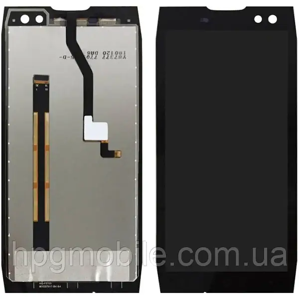 Дисплей для Doogee S50 модуль (екран та сенсор) оригінал, Чорний, фото 1