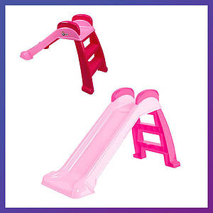 Дитяча пластикова гірка 120 см Technok Toys 8041 рожева