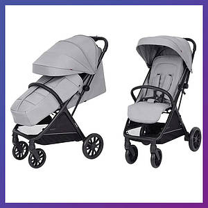 Дитяча прогулянкова коляска — книжка з регульованою спинкою Tilly Nero CRL-5514 Dove Grey світло-сіра