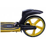Самокат двоколісний для дітей і дорослих Maraton Concept ручне гальмо ремінь для перенесення + Подарунок, фото 4