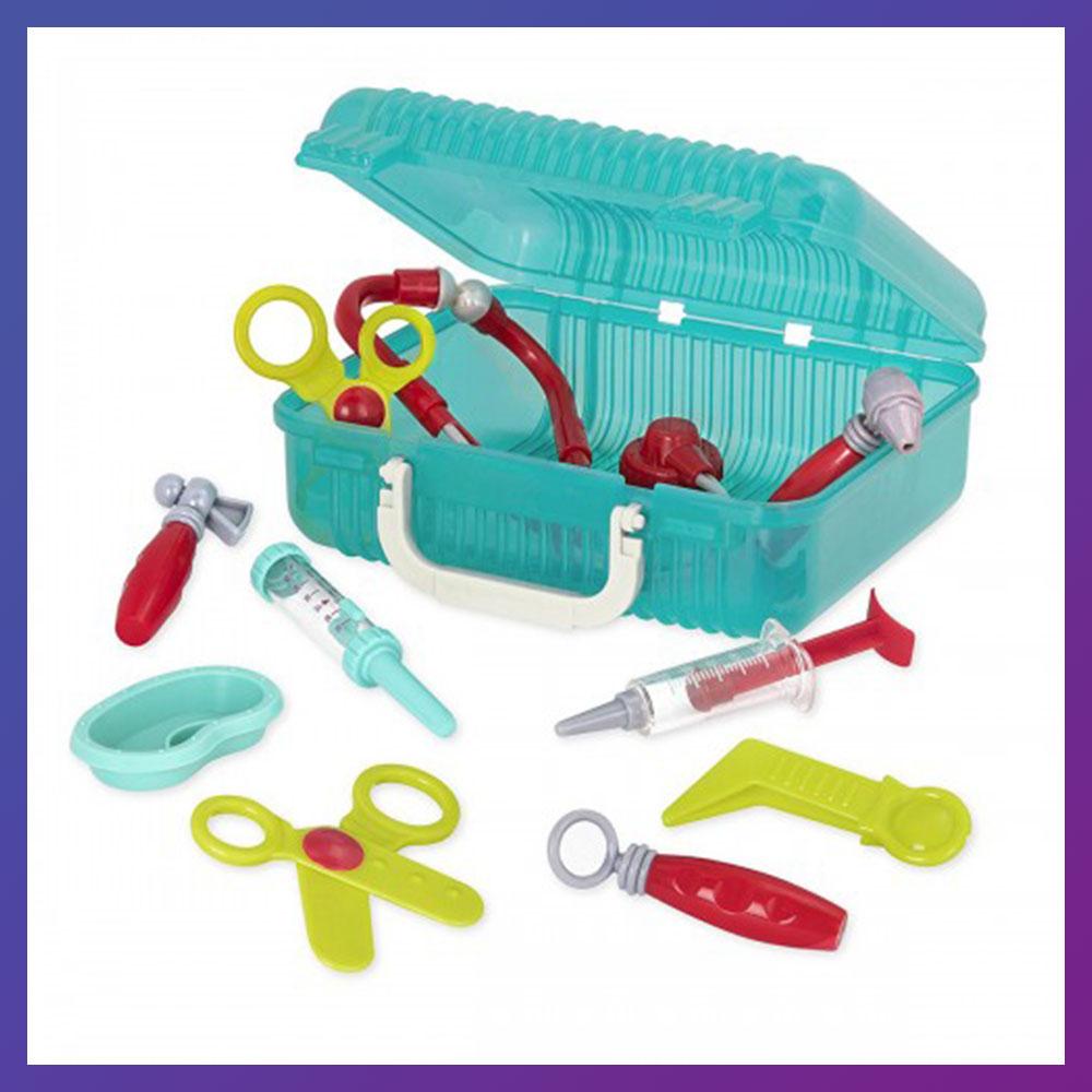 Дитячий ігровий набір валізка лікаря 11 предметів BT2537Z, фото 1