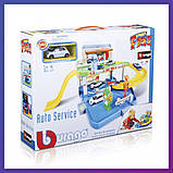 Дитячий ігровий набір гараж для машин Bburago 2 рівні 18-30039, фото 2