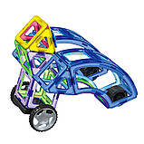 Дитячий конструктор магнітний Limo Toy LT3003 Транспорт 87 деталей, фото 5