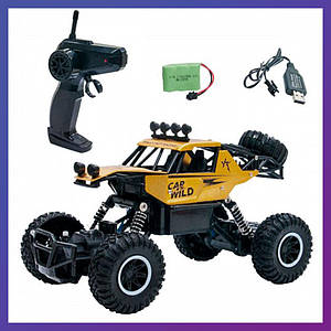 Дитяча машинка на радіокеруванні Джип OFF-ROAD CRAWLER SL-109AG джип гумові колеса 1:20