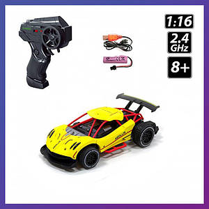 Дитяча машинка на пульті радіокеруванні SPEED RACING DRIFT SL-284RHY 1:16 жовта