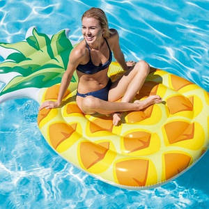 Надувний пліт для катання Intex 58761 Ананас 216 х 124 см