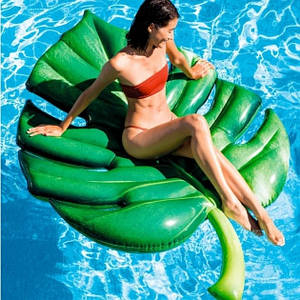 Надувний пліт для катання Intex 58782 Пальмовий лист 213х142 см