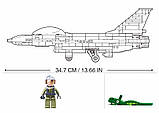Дитячий конструктор SLUBAN M38-B0891 Військовий літак F-16C Falcon 521 деталь, фото 4