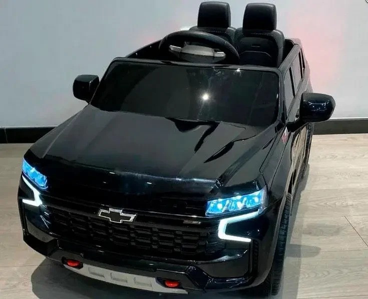 Дитячий електромобіль на акумуляторі Chevrolet M 4958 з пультом радіокерування для дітей 3-8 років чорний