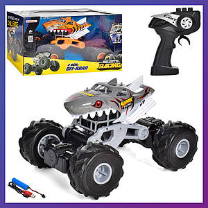 Дитяча машинка на радіокеруванні Джип 666-740A гумові колеса 32 см