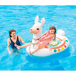 Надувний пліт для катання Intex 57564 Лама 135x94x112 см