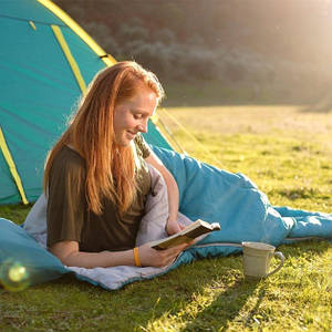 Туристичний спальний мішок односпальний Bestway 68100 у чохлі